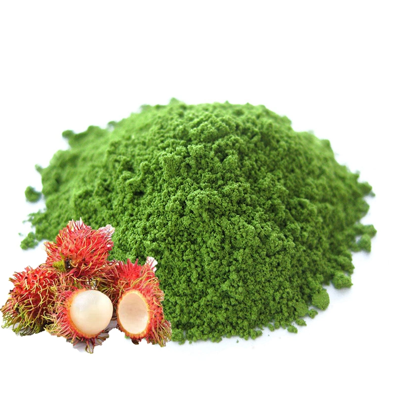 Santé en vrac Chinois haute qualité Matcha Rambutan saveur Wholesale Green Étiquette privée de poudre de thé