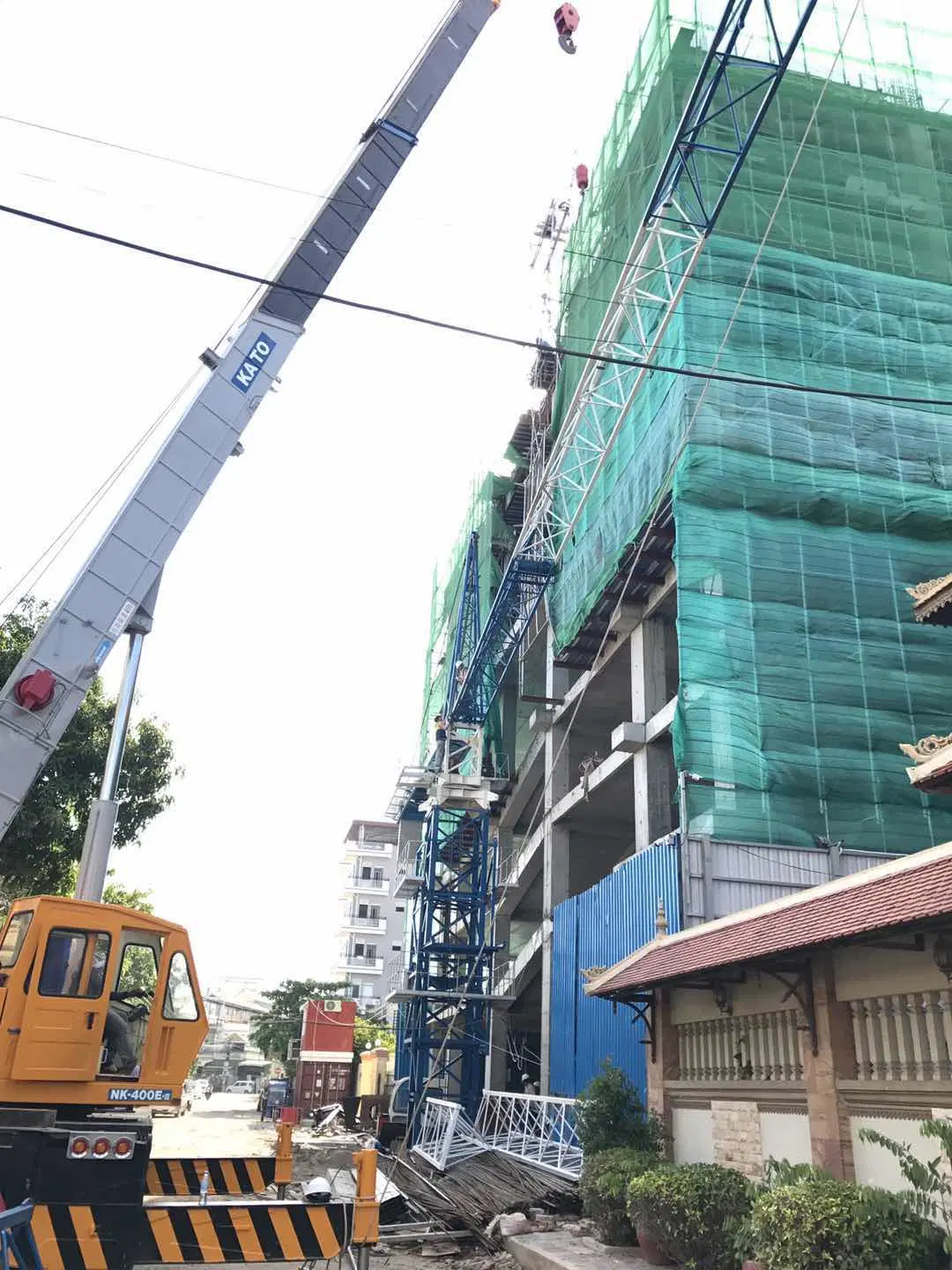 Tc5610 Tower Crane مع CE Cetiled Best للمجمع السكني مبنى