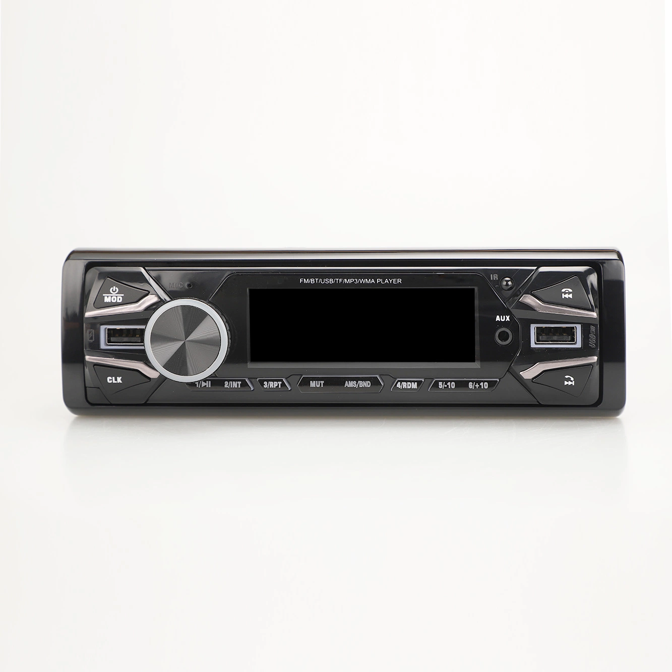 Цифровой FM передатчик Фиксированная панель автомобиль USB/SD радио автомобиль MP3 Проигрыватель с 2 входами USB, синий зубец