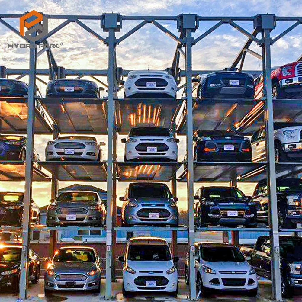 Triple Stacker Parking Lift / Garage Equipment Multi Storey Parking Equipment
