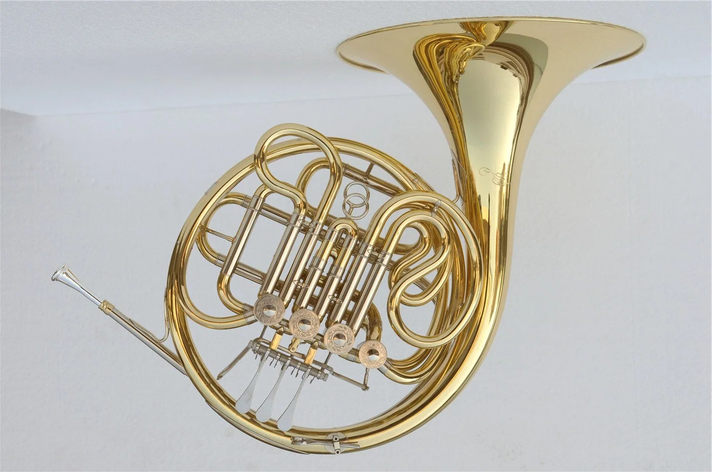 Gold Brass Body Double French Horn Handmade