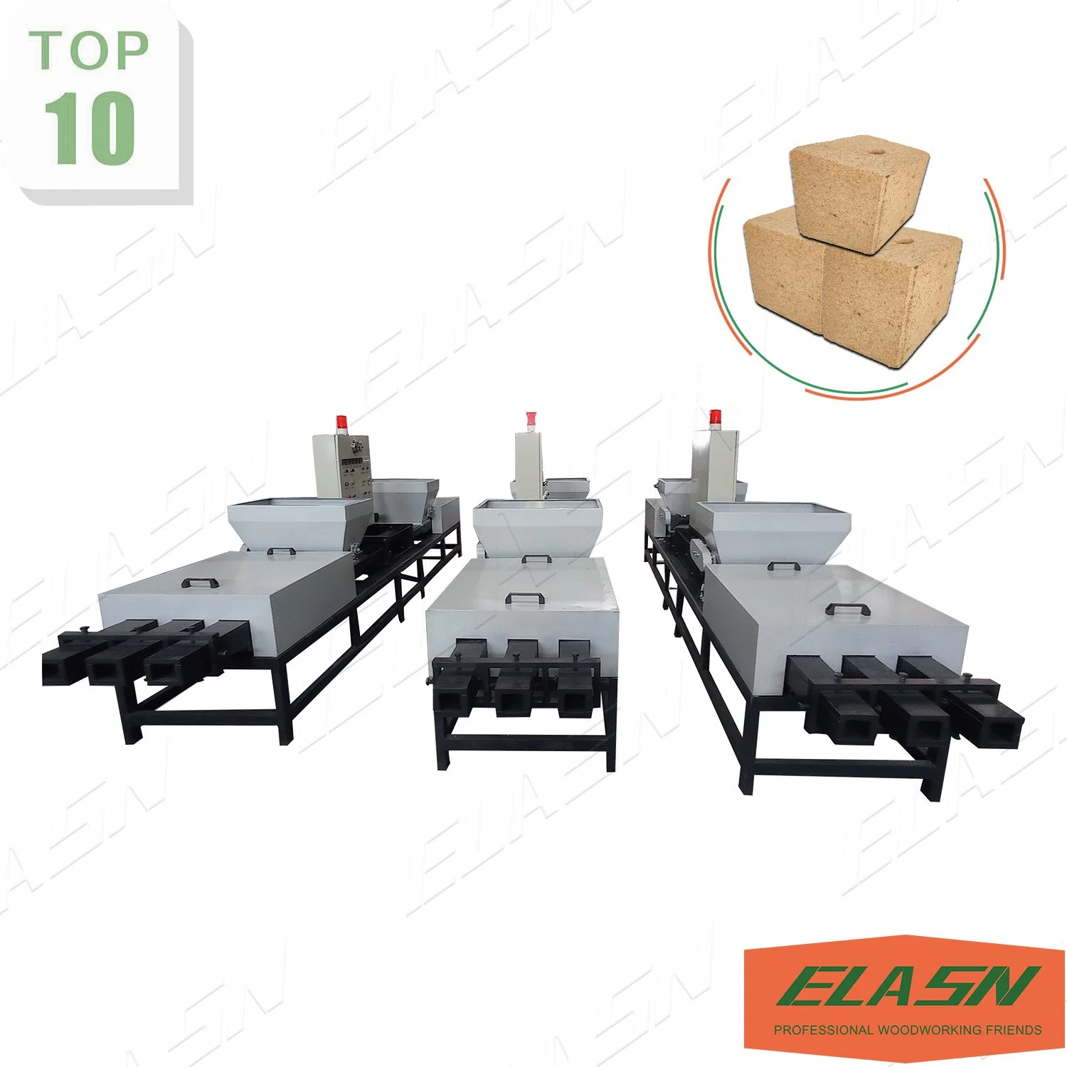 European Wood Sawdust Block Compress Machine Sawdust Pallet Block Production Line