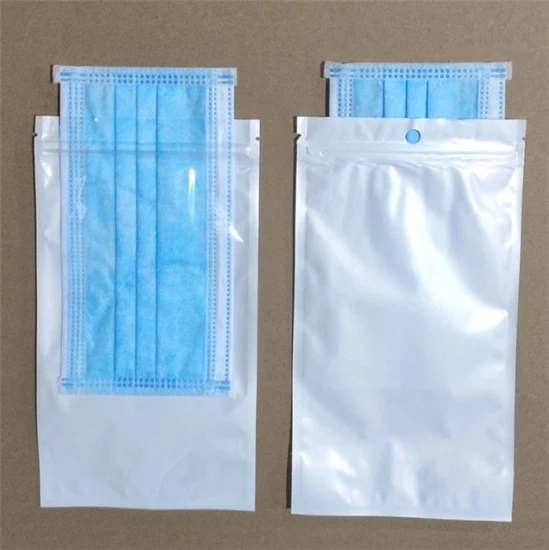 Custom Plastic Printed Three Side Seal Bags for Protective KN95 Medical Surgical Face Mask