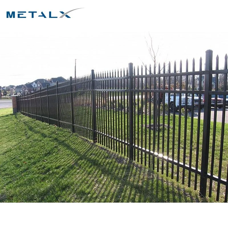 Wholesale/Supplier Custom Powder Coated Anti Rust Welded Wrought Picket Boundary Corrugated Decorative Garrison/Security/Safety Fence for Metal/Carbon Steel/Iron