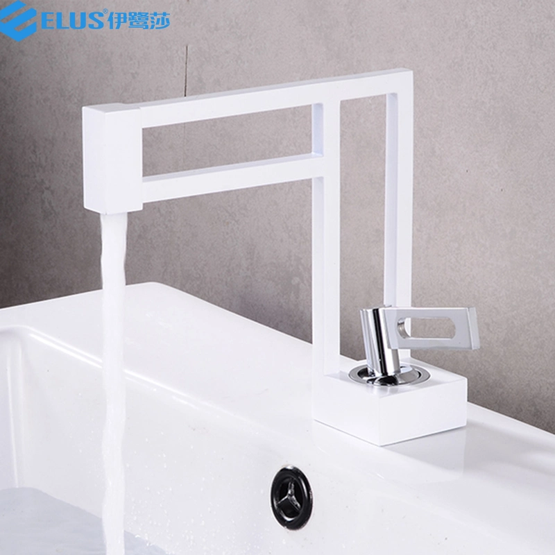 Painting Finish Basin Sink Mixer Tap Hot & Cold Water Torneira Flexible Faucets