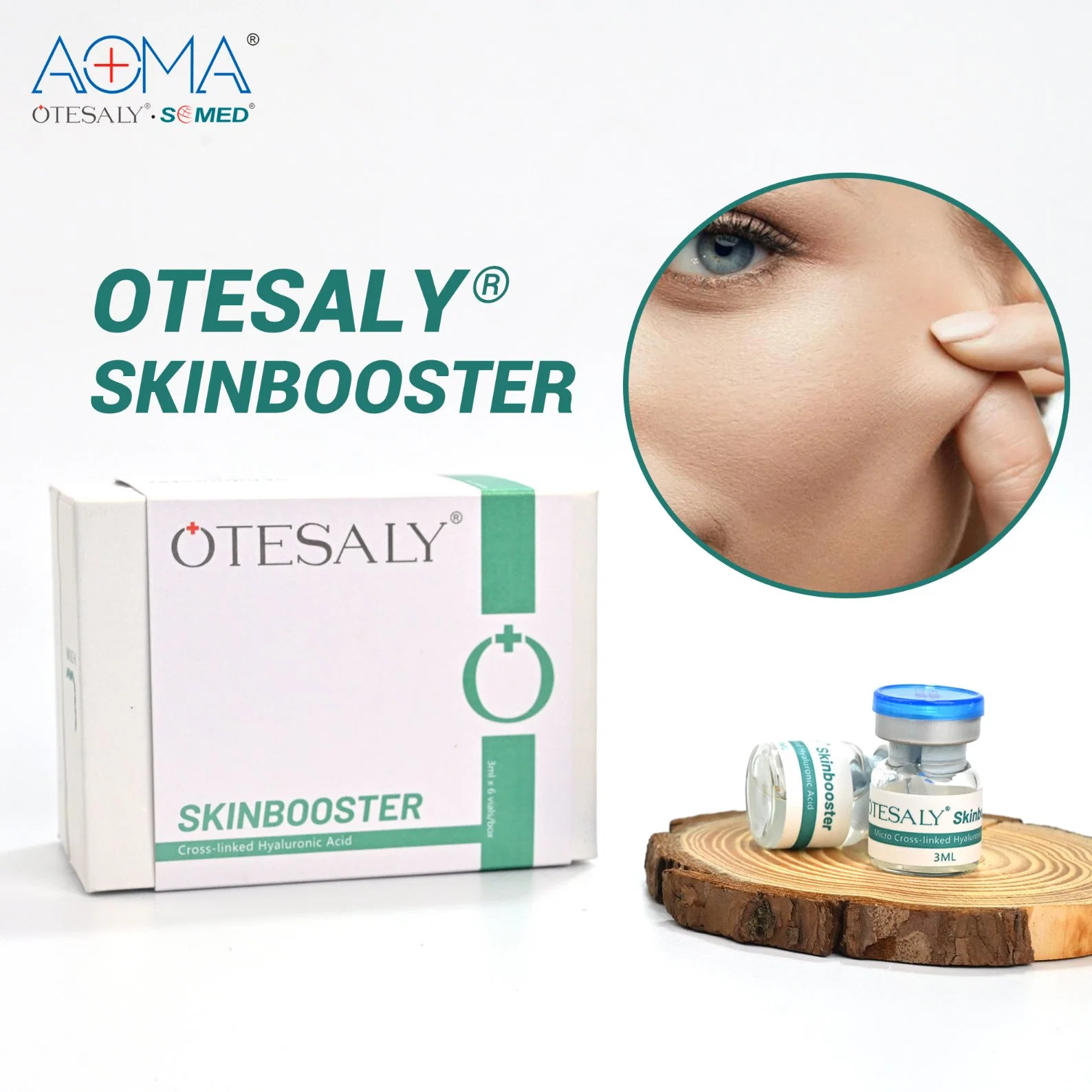 Private Label Otesaly Skinbooster levantamiento iluminando Skintone hidratante de inyección de mesoterapia