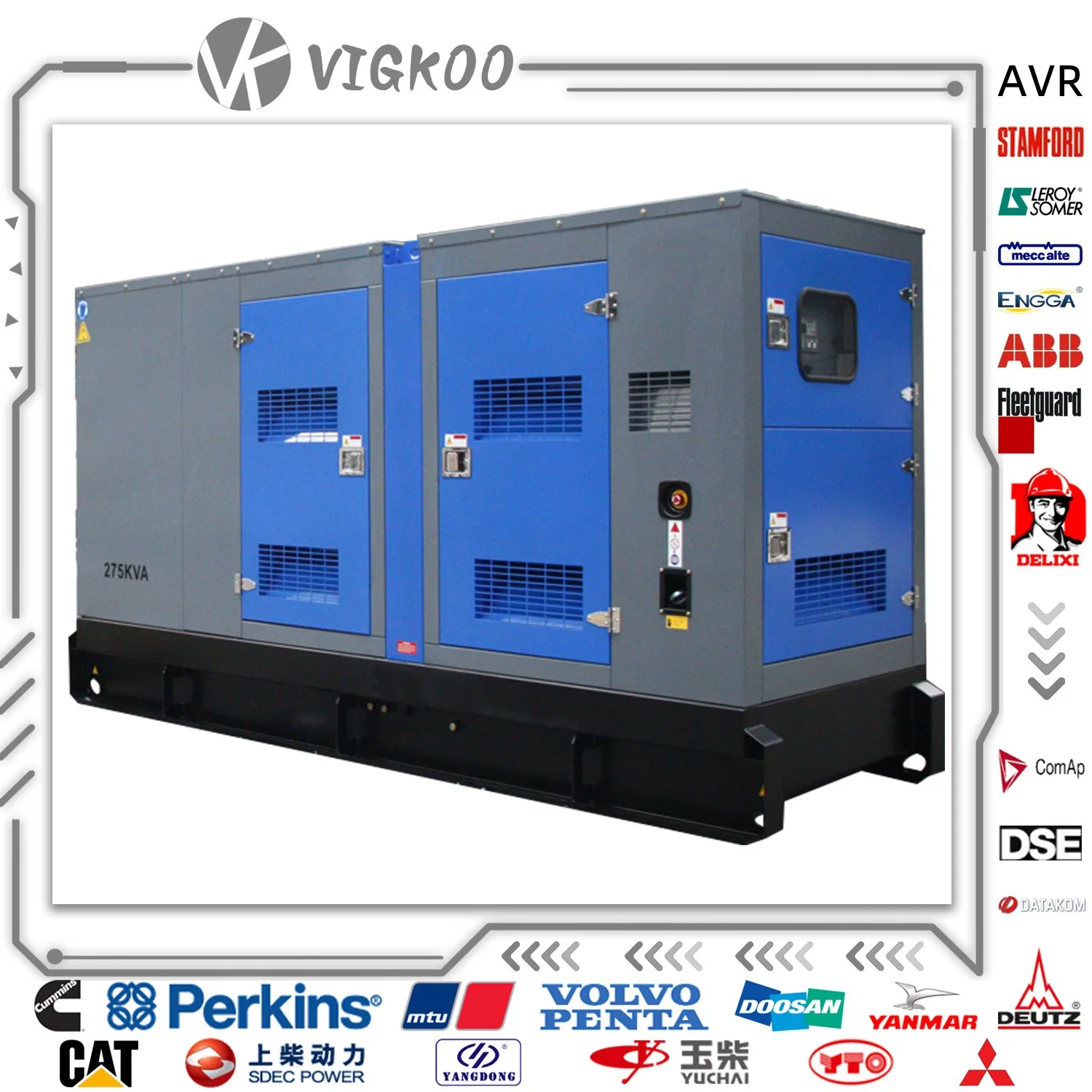 Motor eléctrico silencioso Super Generador Diesel Genset