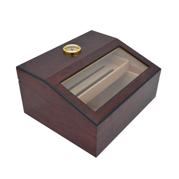 Wholesale/Supplier Portable Travel Cigar Humidor Case Wooden Box Store Cigars