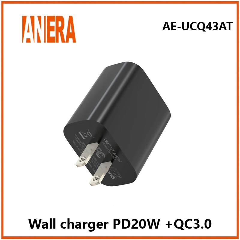 Hot Selling Fast Charger Pd 20W EU/Us/UK Plug Power Adapter USB C Wall Charger Phone Charger for Phone 14 PRO Max 13 12 11 X Phone