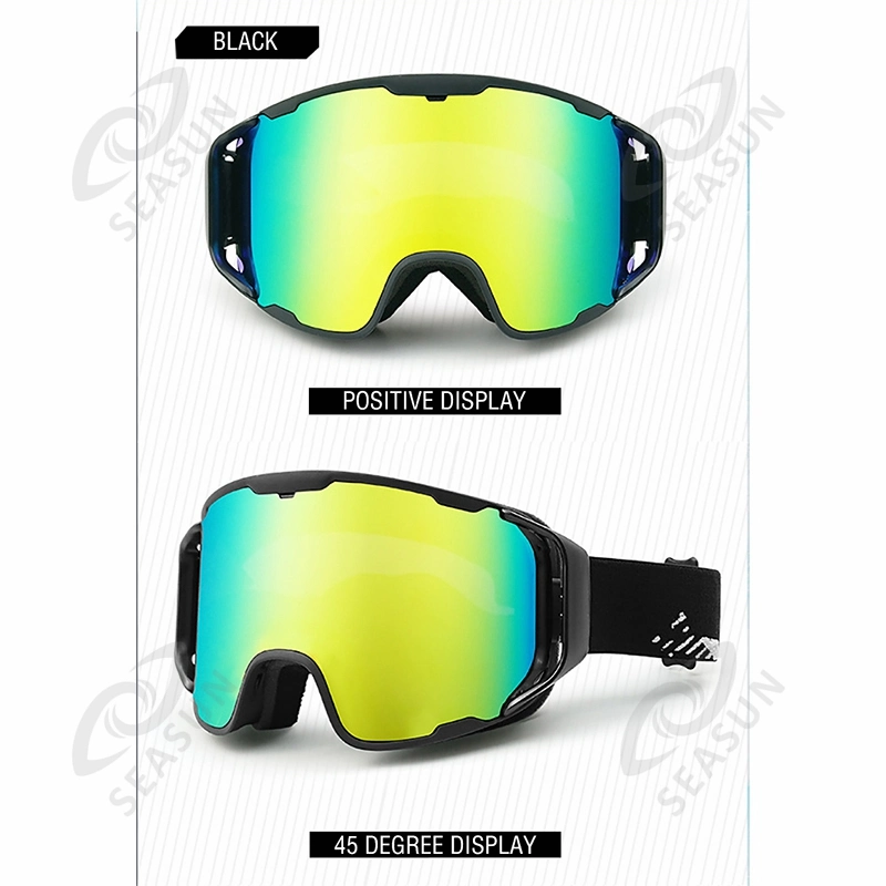 Gafas de esquí de capas Anti-Fog Triple UV400 grandes gafas de máscara de esquí Esquí Hombres Mujeres Snow Snowboard gafas