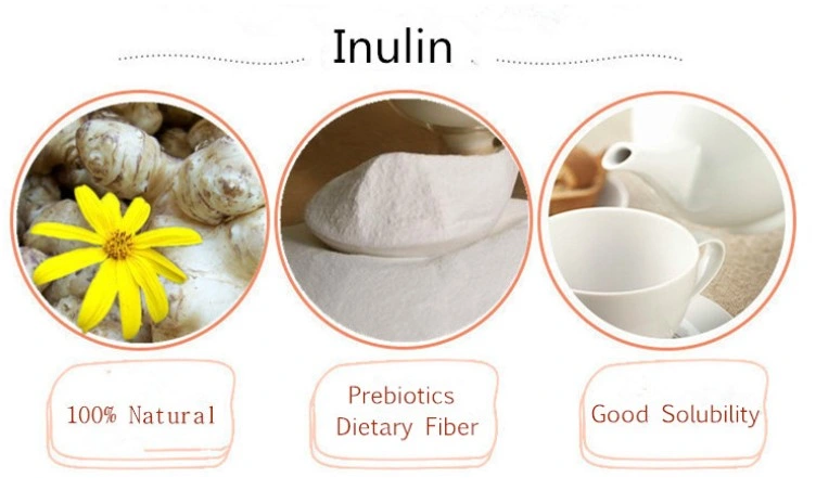 L'ingrédient alimentaire naturel de la poudre d'Inuline CAS 9005-80-5