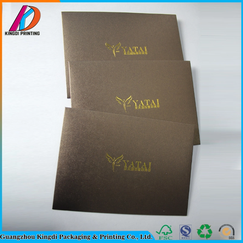 C5 Size Paper Envelope Bag with Gold Embossing