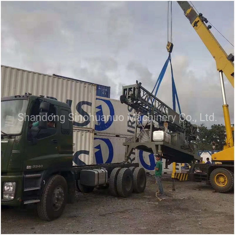 600m Skid Mounted Drill Rig/Rotary Drilling Rig and DTH Drilling Rig for Sale Which Install on Your Truck