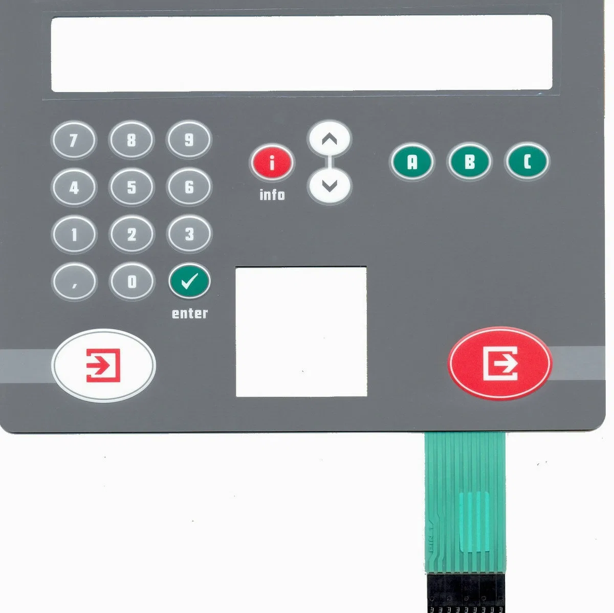 Bouton-poussoir tactile à membrane tactile sur mesure interrupteurs à membrane étanches