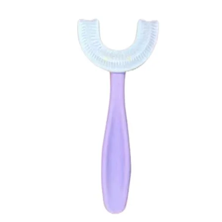 Escova de Dentes em Forma de U para Crianças, Escova de Dentes Infantil para Kit de Produtos Dentários Pessoais, Cuidados Bucais.