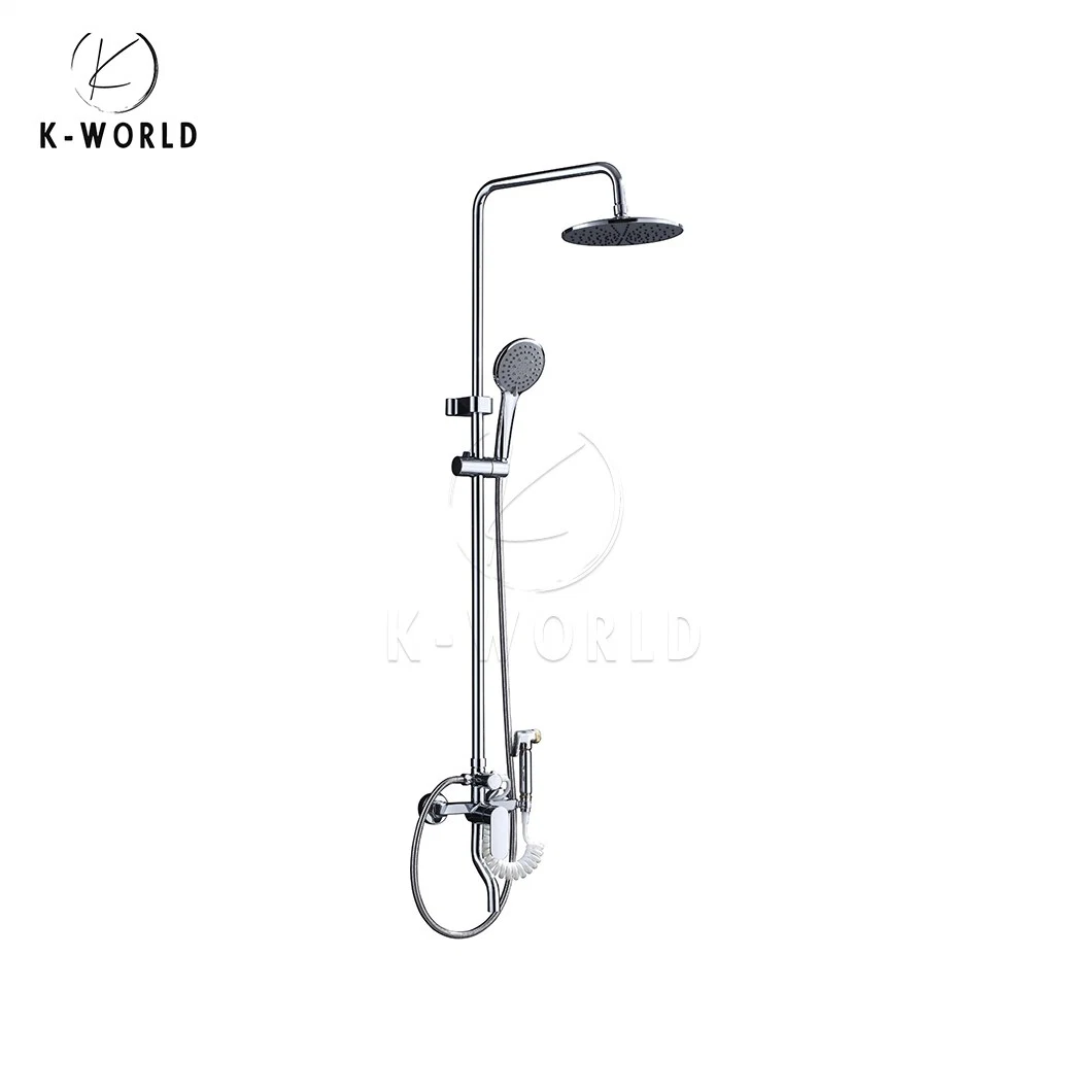 K-World Bathroom Bath Shower Faucet Fabricators ODM Custom Twin Shower Set China Craftsmanship Bathroom Shower System Set