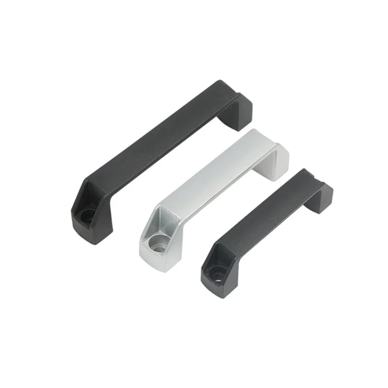 Door Handle Aluminium Profile Black 180mm Plastic Door Handle Cabinet Furniture Handle