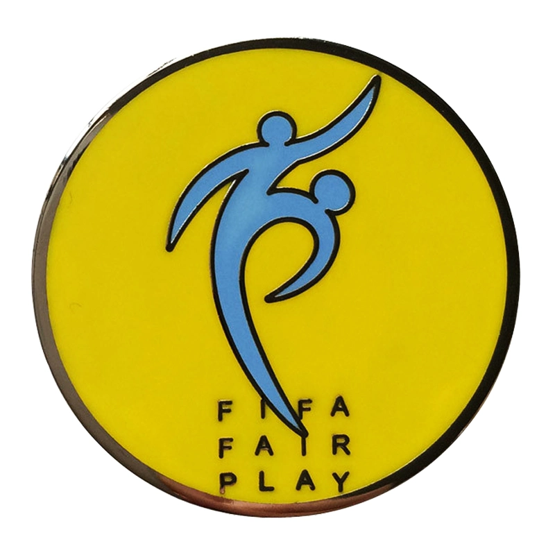 Metal Challenge Coin Manufacturer FIFA Fair Play Metal Badge Ch صناعة عملة RFID علامة EFblem اليورو الوظيفية (عملة-070)