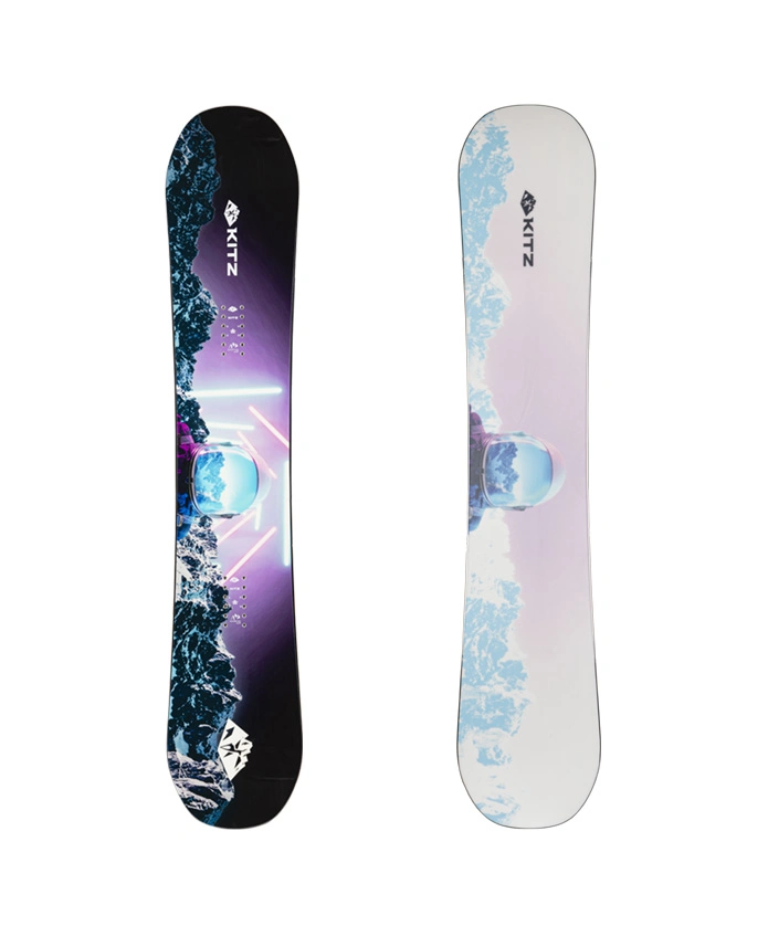 Comercio al por mayor precio de la fabricación de tablas de snowboard, All Mountain Freestyle Snowboard, Principiante, Intermedio Nivel medio de snowboard, Flex, True Twin Snowboard