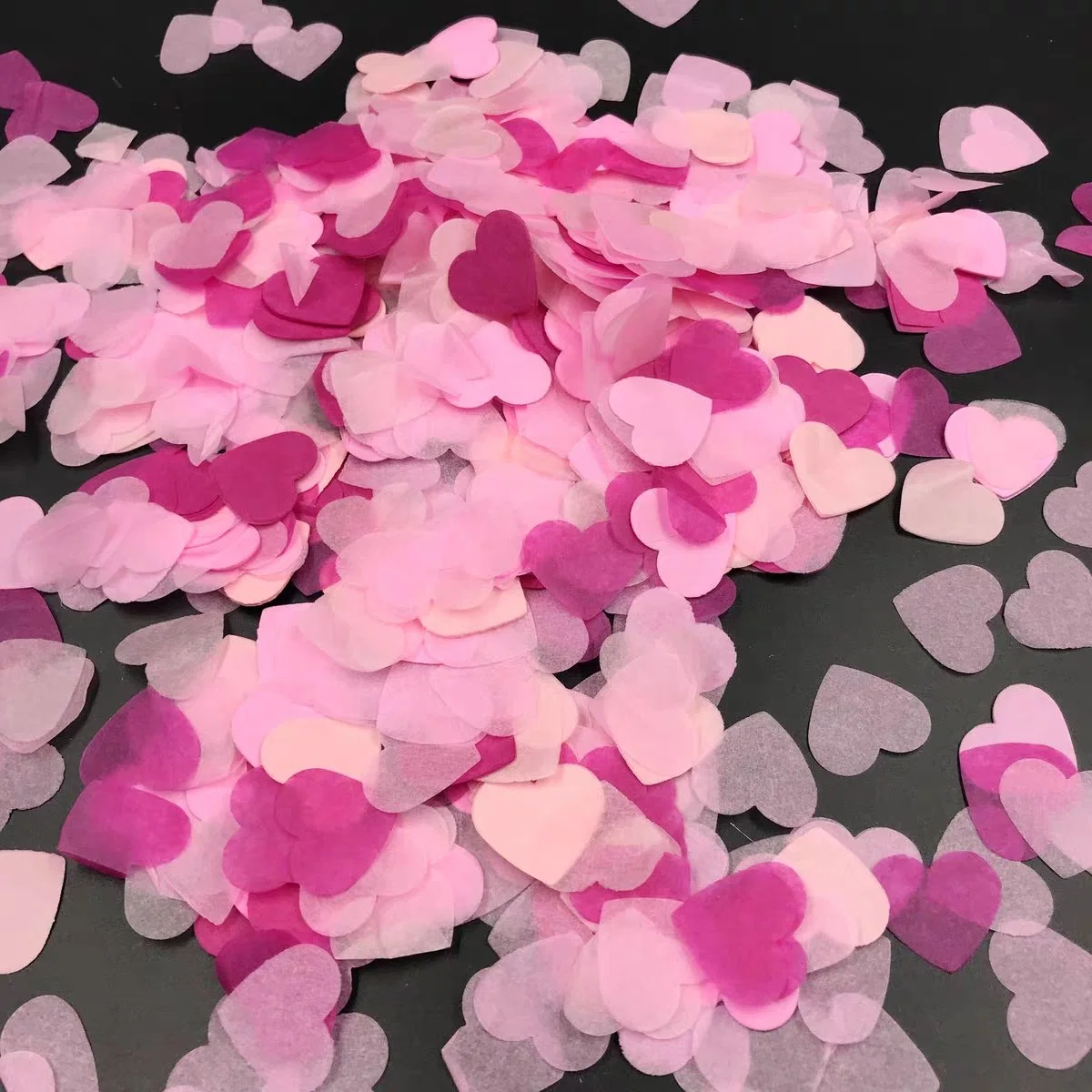 Custom 1kg Granel Surpresa Bebé Luzes Rosa do Círculo de decoração Coração Stars Papel biodegradável para o aniversário de casamento School Confete parte Fontes de Alimentação