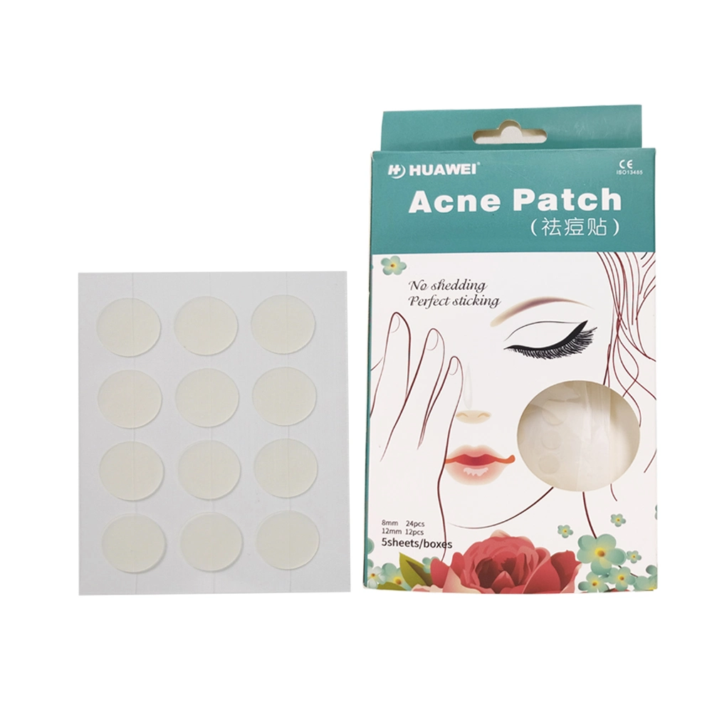 Rótulo privado Organic Anti Acne Patch Remover face hidrocolóide salicílico Micronipple de agulha Microneedle Acne Patch Master