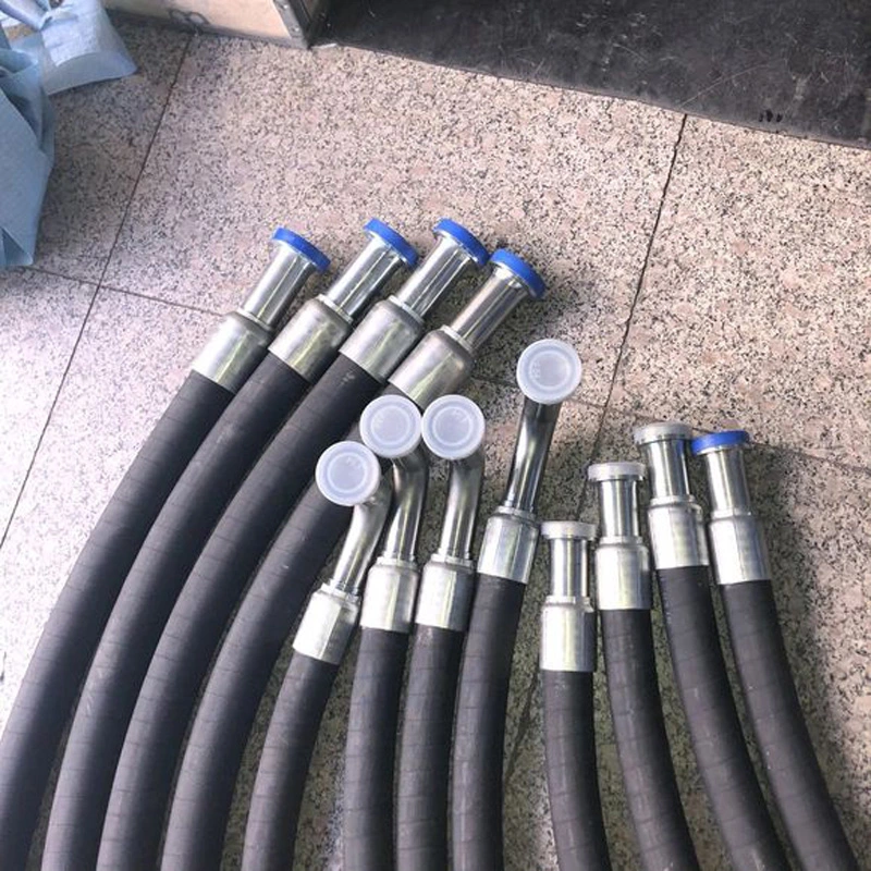 DIN En 857 2sc Standard High Pressure Two Steel Wire Braided Hydraulic Rubber Hose