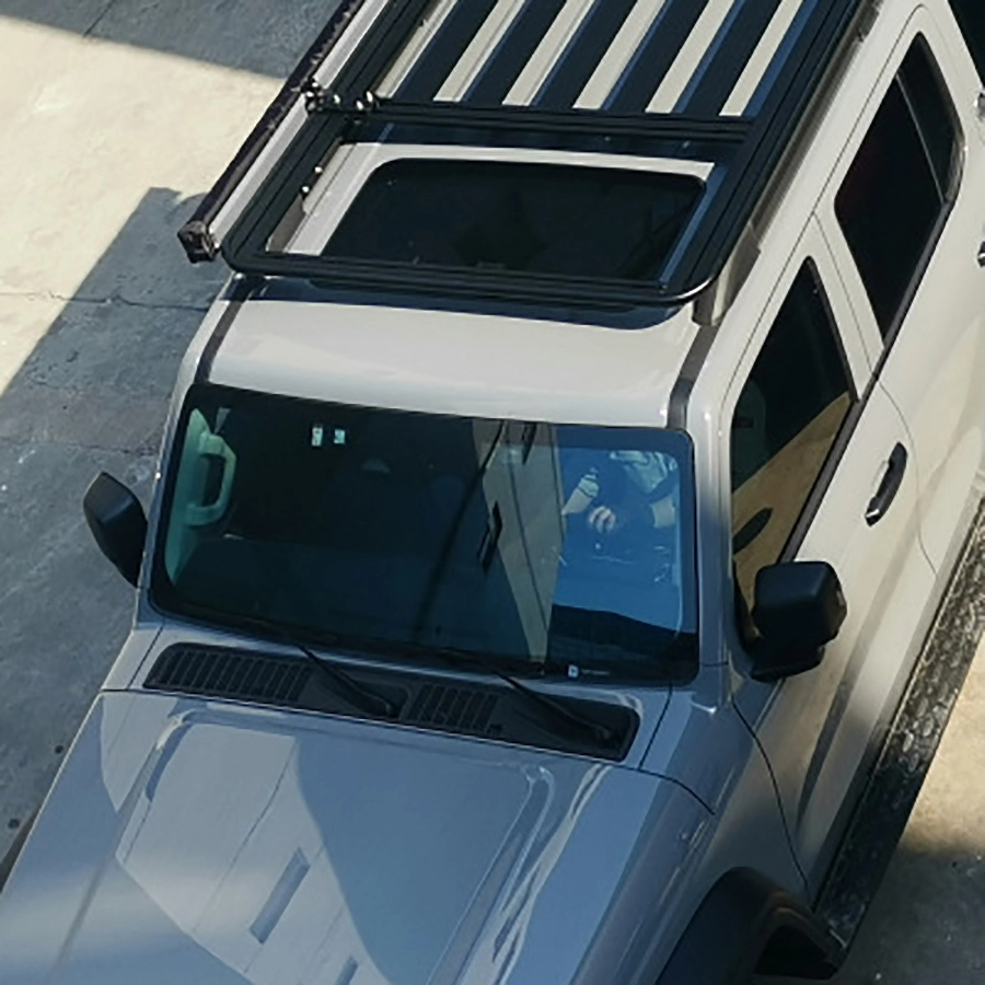 Barras de tejadilho em alumínio para racks 4X4 para carros de produção profissional para Depósito