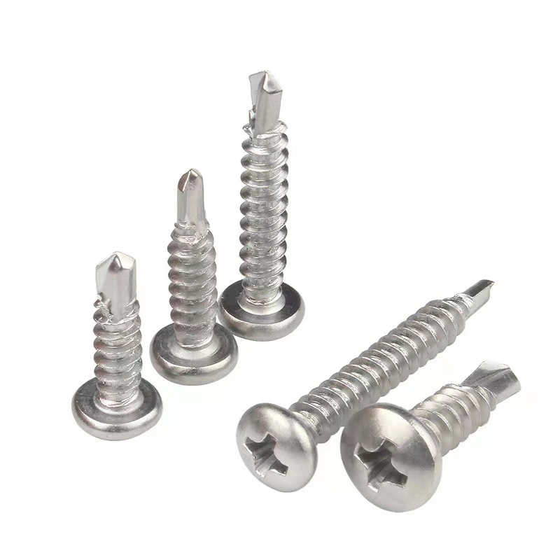 DIN7504n Stainless Steel Cross Recessed Drill Tail Pan Head Self Drilling Screws