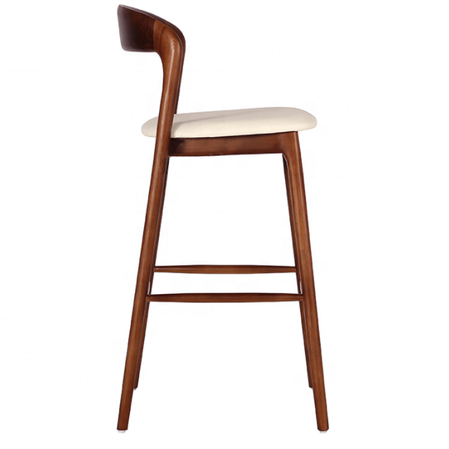 Modern Hotel and Restaurant Wood Barstool Furniture Bar Chair Bar Stool High Chair Loft Bar Chair