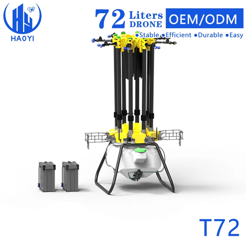 72L Máquina de pulverización agrícola de alta inteligencia para drones rociadores en granjas con precio