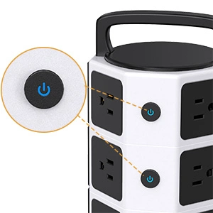 Electric Charging Station 2 Meter Heavy Duty Extension Cord Power Socket