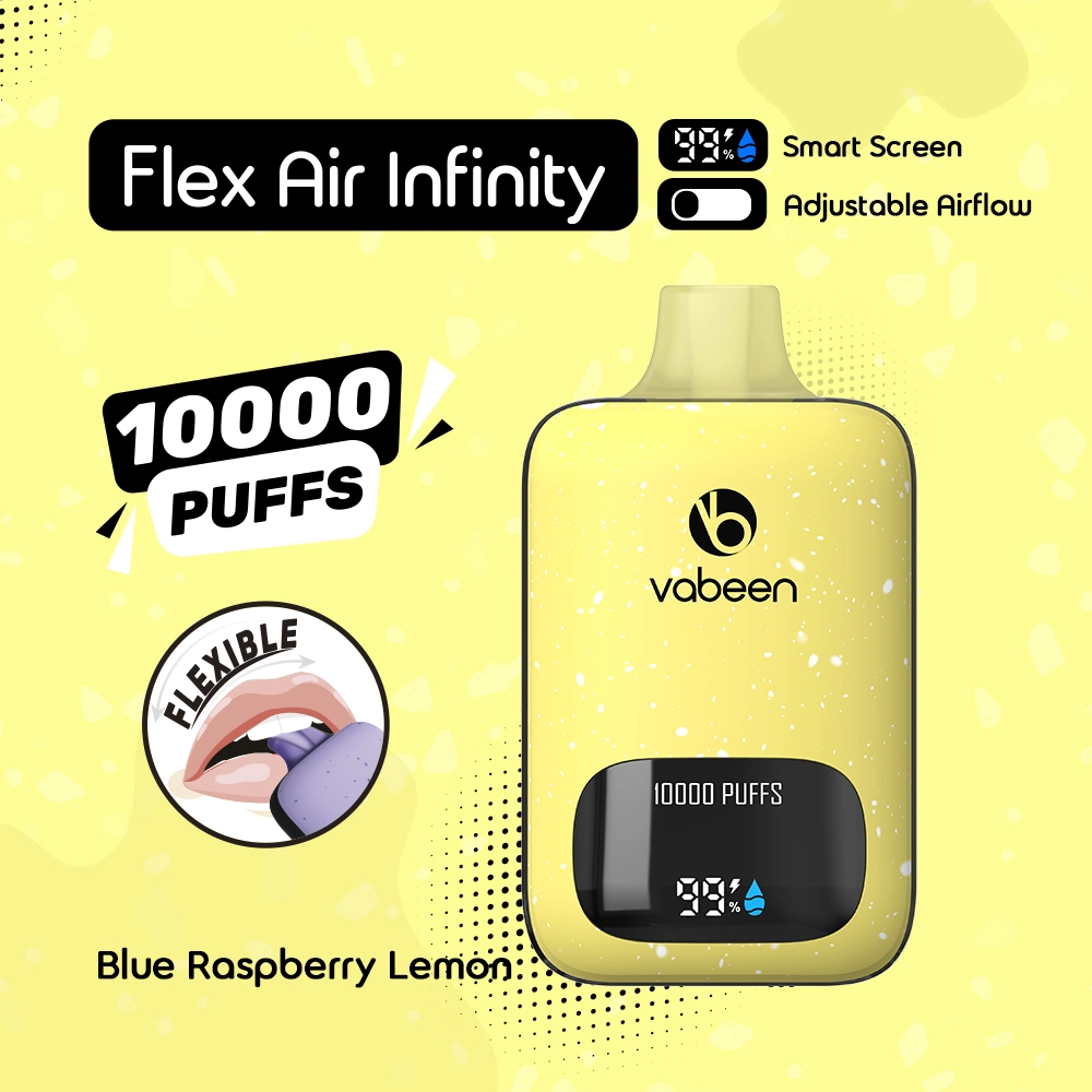 Цифровой экран E-Cig Smart 10000 с функцией Vabeen Flex Air Infinity Отображение одноразовой формы