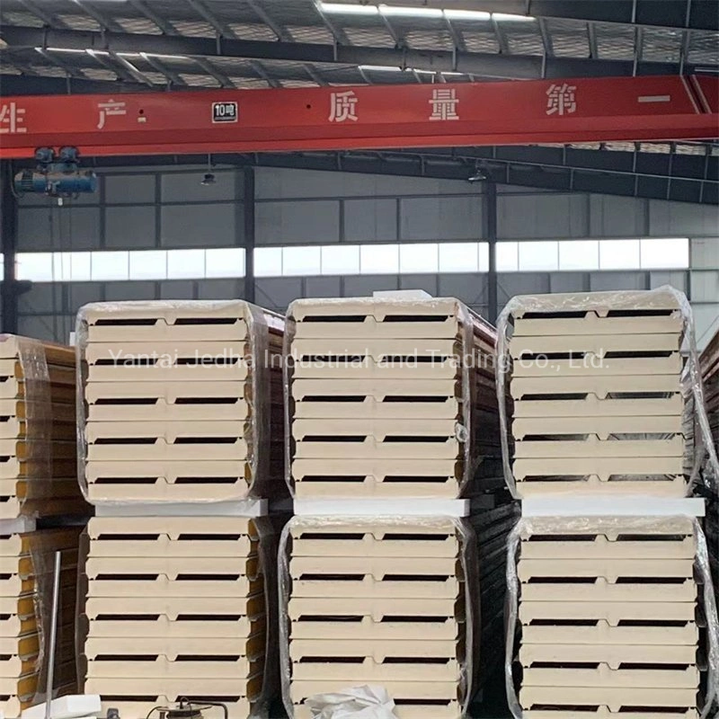 50mm/75mm/100mm/150mm/200mm Construction Insulated Cool Room/Warehouse/Garage Roof Building Material Wall PU/PIR/PUR/Puf/Polyurethane Sandwich Panel