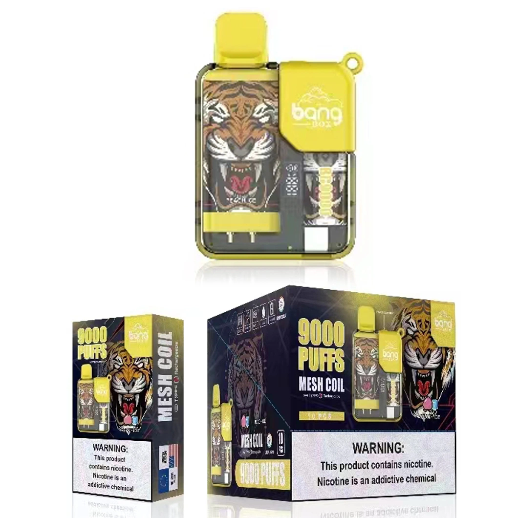 Vape Pen Factory Großhandel Original Wiederaufladbare Einweg-Vapes 9000 Puffs 16ml E-Liquid