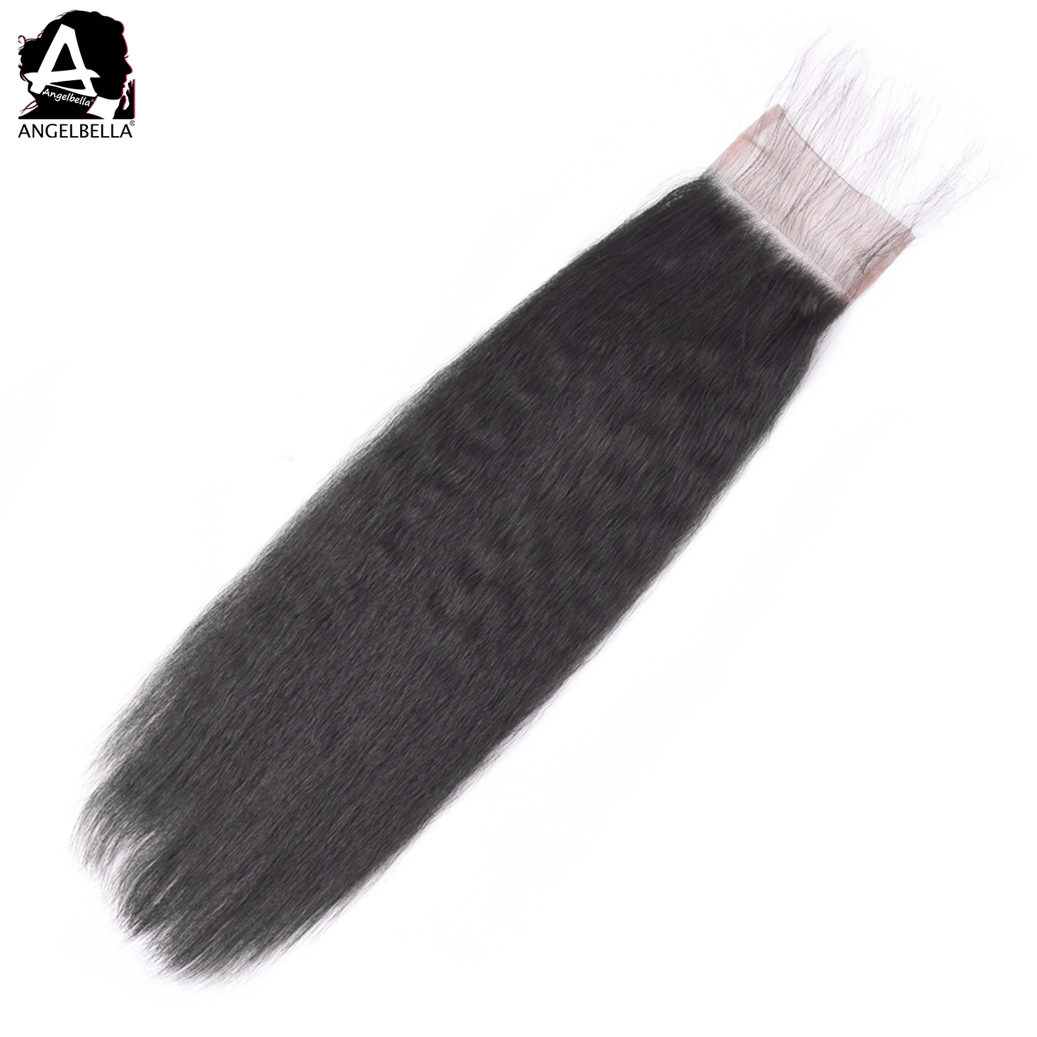 Angelbella New Styles 4X4 Lace Closures Kinky Straight Remy Human Hair Closures Wholesale/Supplier Mink Raw Virgin Brazilian Hair