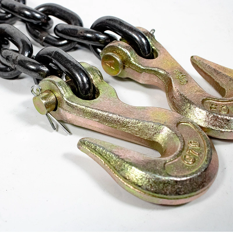 OEM Forged Galvanized Lifting Clevis Grab Hooks with Latch