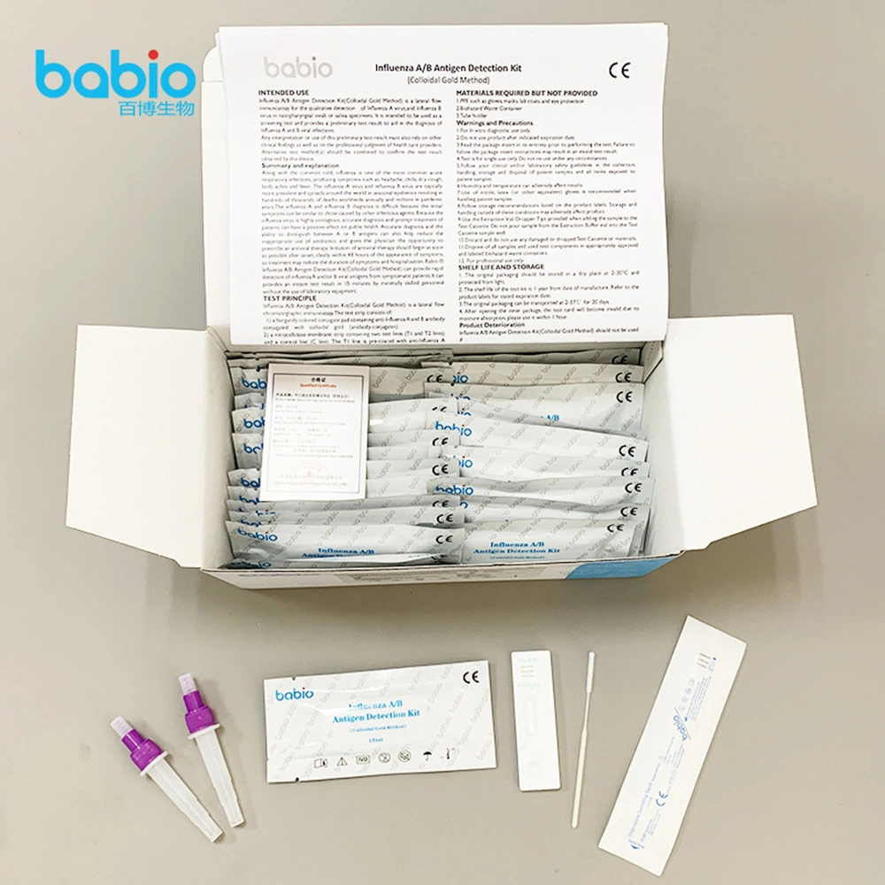 Best Selling CE Influenza a/B Antigen Rapid Test Kit