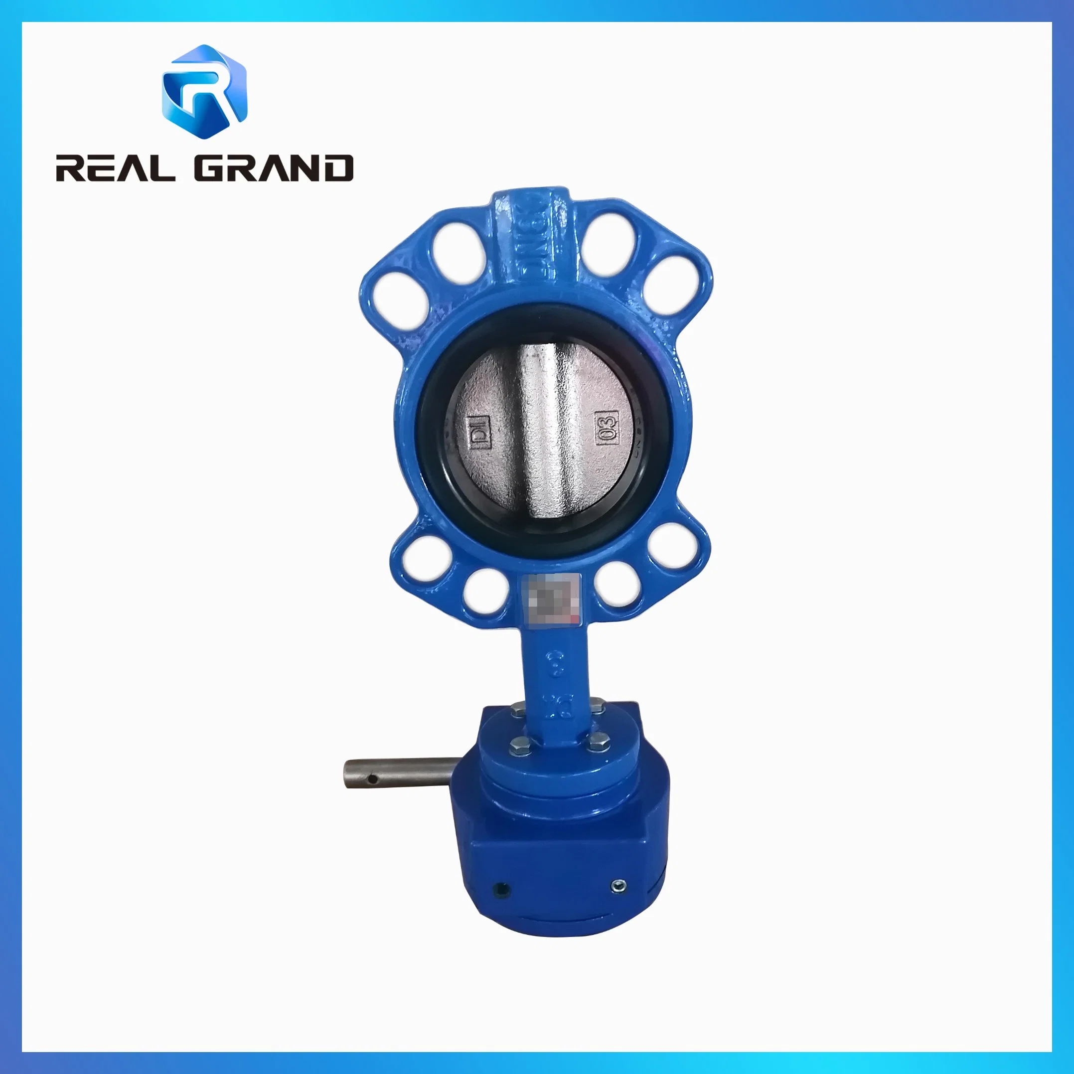 API 609 6 Inch Hand Gear Operated Wafer Lug Type Stainless Steel DN100 Butterfly Valve