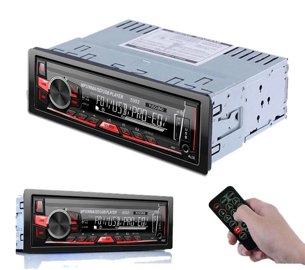 Car Bluetooth MP3 Player with SD TF Slot with in Build FM Radio