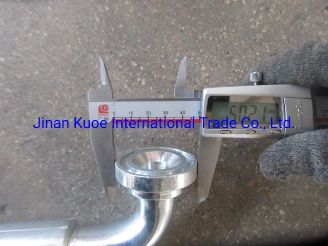 Wheel Loader Spare Parts High Pressure Hose 251805687 Sinotruk Truck Spare Parts Single Elbow High Pressure Hose (Wg9719820005)