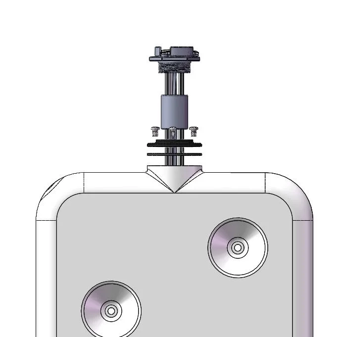 Pmgc-180 Bsp 1.5" or M45*2 Thread in Mechanical Level Gauge Meter Without Power Supply for Genset Water/Diesel/Oil/Fuel Tank