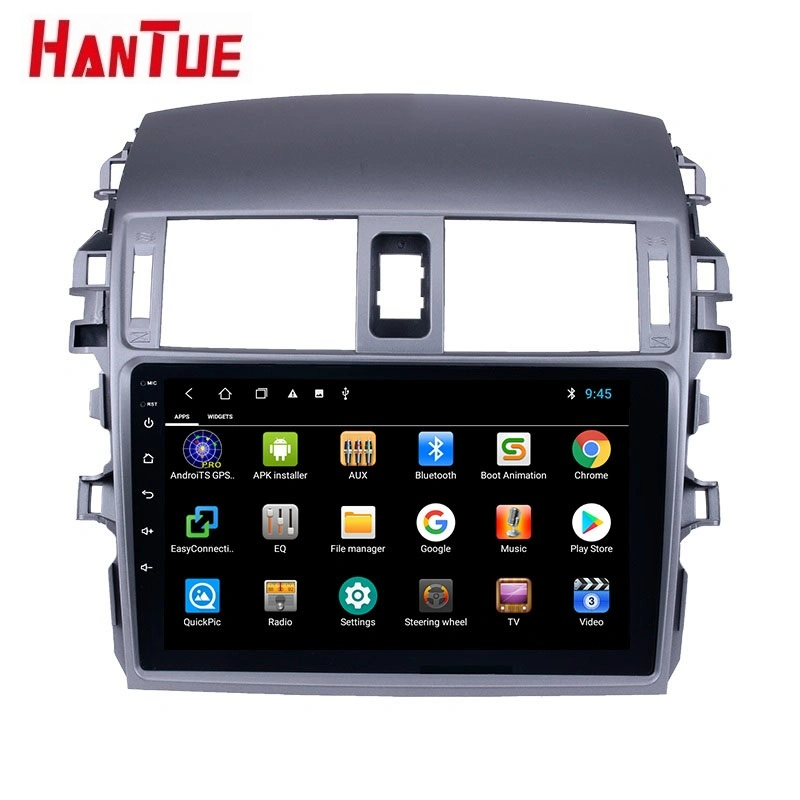 Android 12 Toyota Corolla 9'' Car Radio Video Stereo GPS WiFi Bt USB 2.5D Touch Screen for Toyota Corolla 2006-2012 Corolla Dashboard