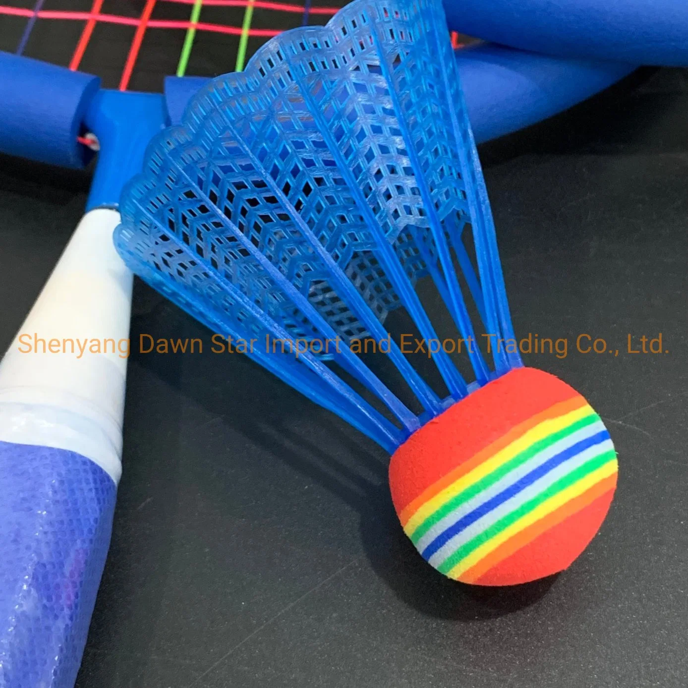 Venda por grosso de venda quente barato crianças Ferro Badminton Racket Definir Kids Sport Brinquedos