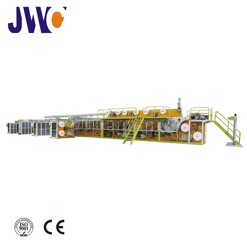 Jwc Low Cost Wooden Box or Other Pad Sanitary Pads Napkin Making Machine