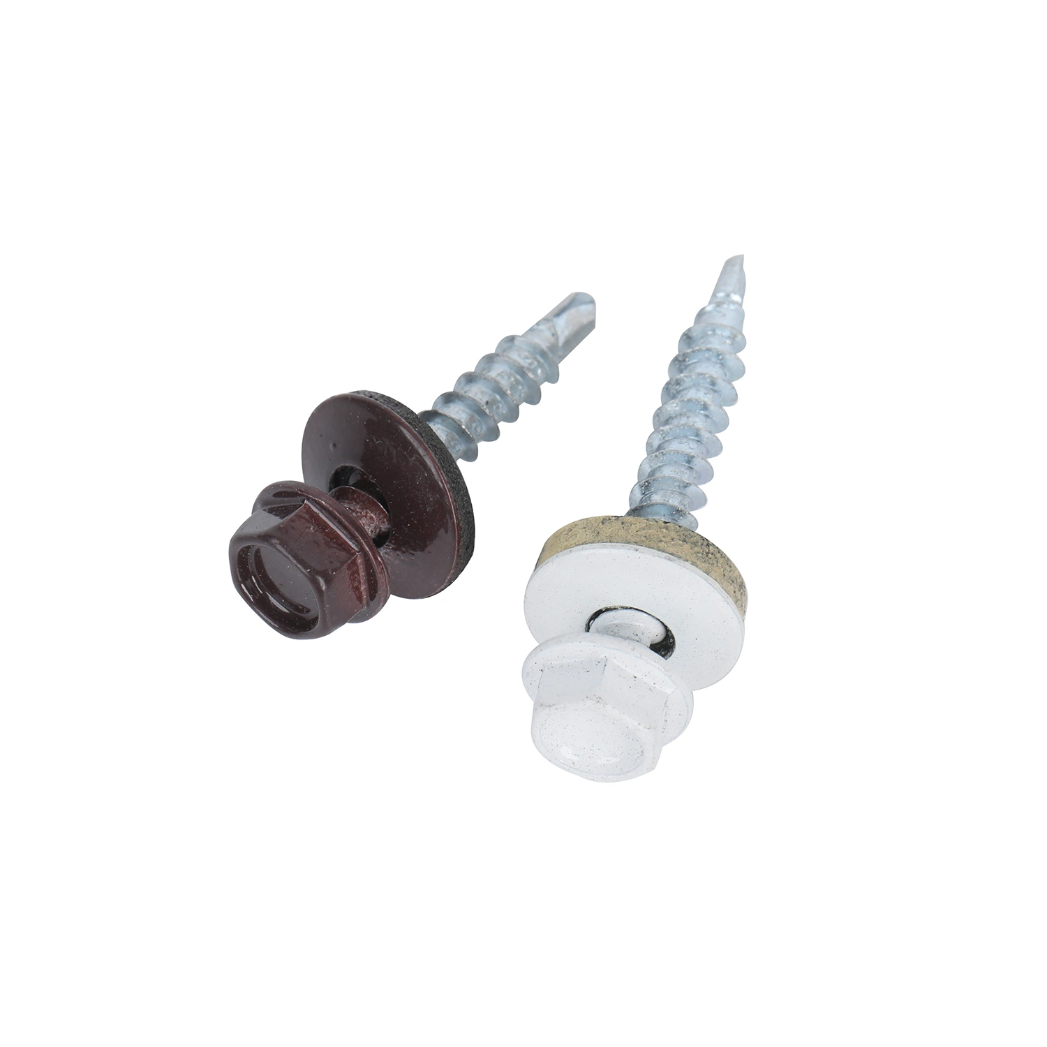 Hex Washer Head Self-Drilling Screw, Type Bsd, Ral Painted, Roofing Screw