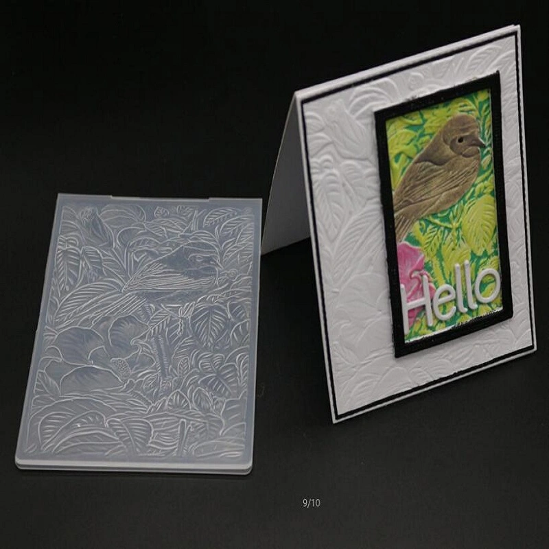 3D Bird Brach Embossing Folder for Card Making