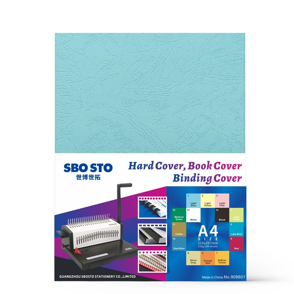 High Quality Colored Embossed Cover Paper Binding Cover Paper Sbosto 908801