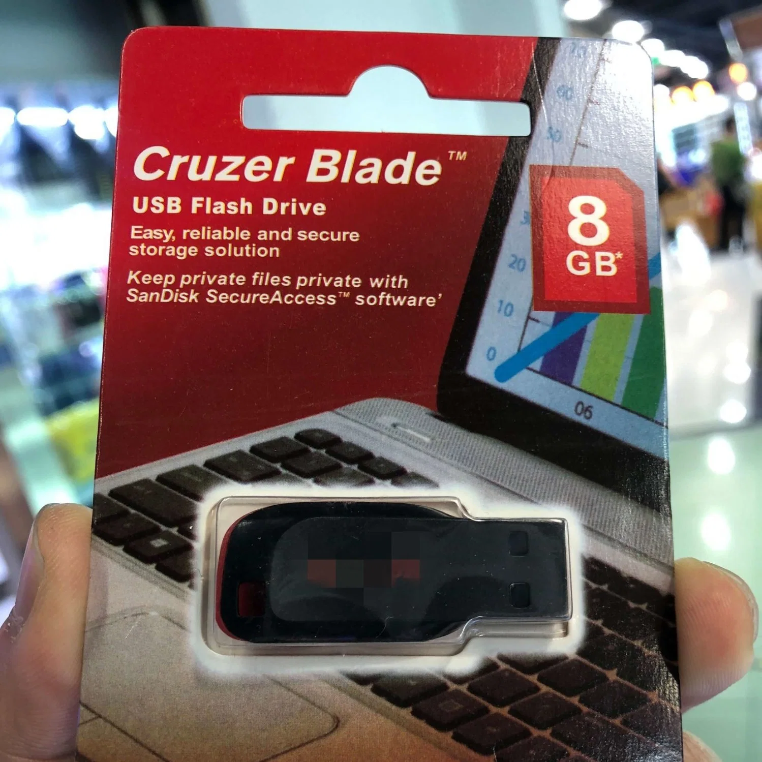 Cruz Blade 2.0 USB Pendrive 8 GB de 16GB, 32GB de disco U Mini Unidade Flash 64GB, 128GB Memory Stick de Flash para PC