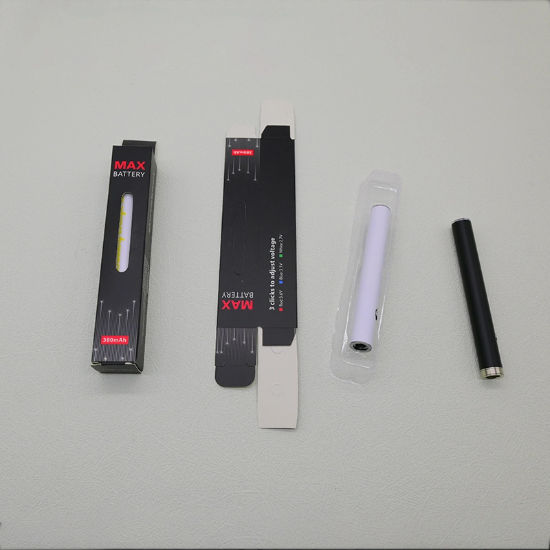 Hot Selling 380 mAh 510 Max Thread Battery with Micro USB Charger Packaging