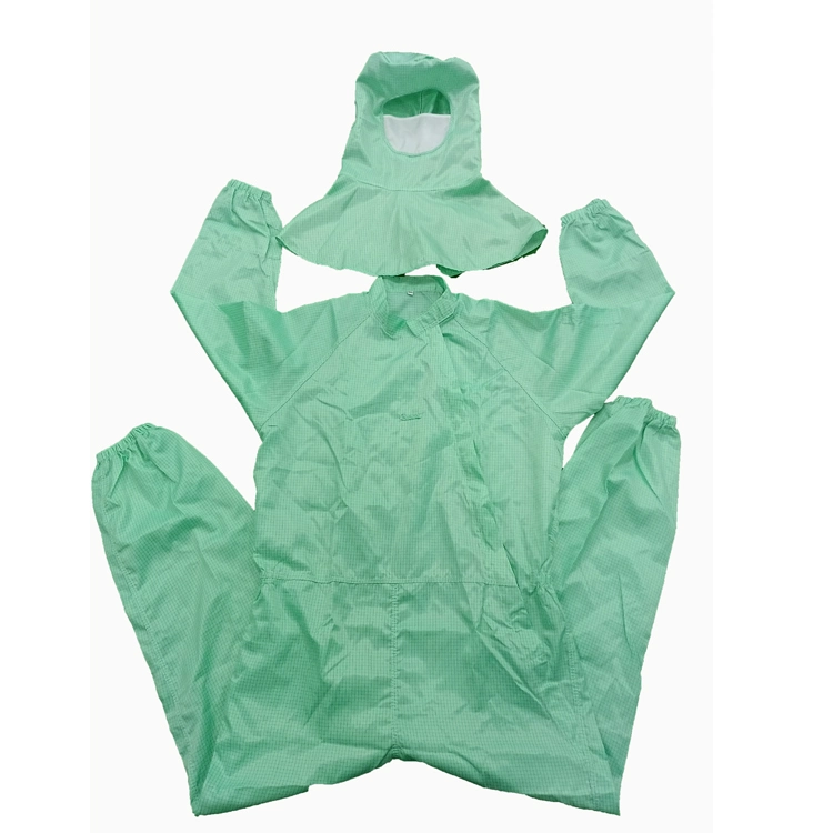 Color Cleanroom Industry transpirable Máscara ESD Anti-Static Shawl Cap para Semiconductor